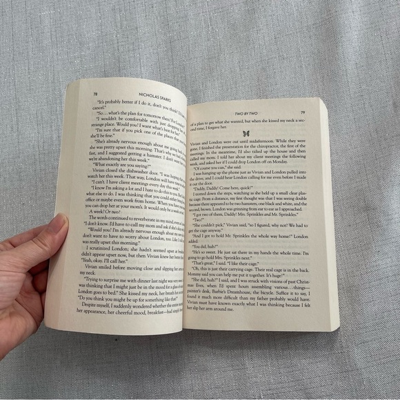Nicholas Sparks a Novel Two by Two Book - Picture 4 of 4